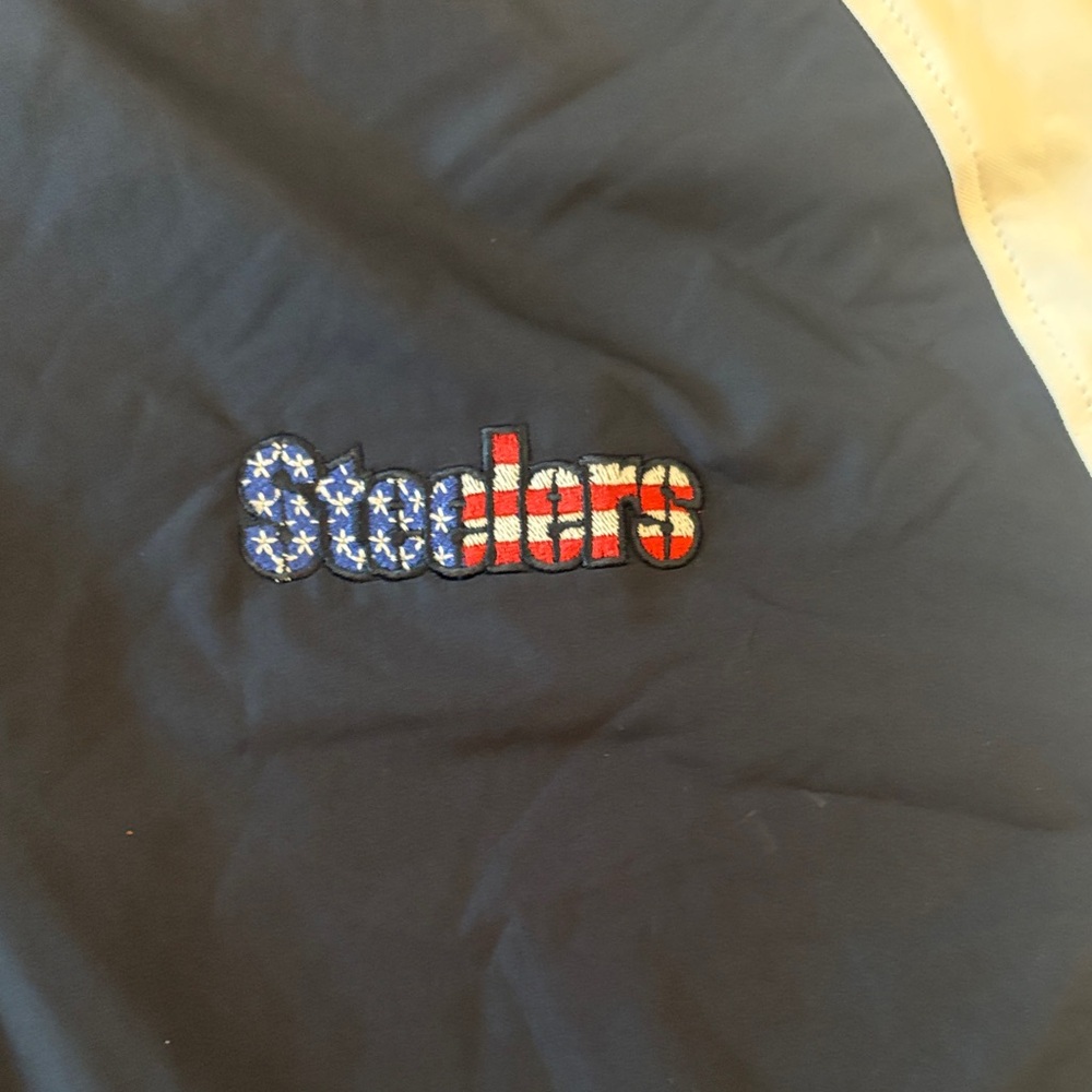 Cutter & Buck Steelers Navy and White Half-Zip Pullover - Picture 2 of 6